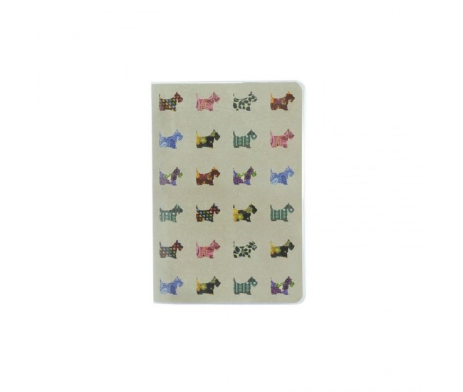 Caiet premium cu muchie cusuta A5 Eclectic Scottie Dogs