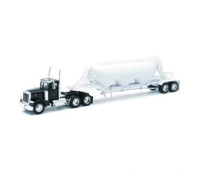 Camion diecast Peterbilt 379 cu trailer pentru marfa