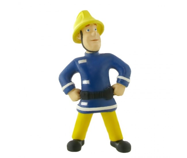 Figurina Comansi - Fireman Sam-Fireman Sam with Helmet