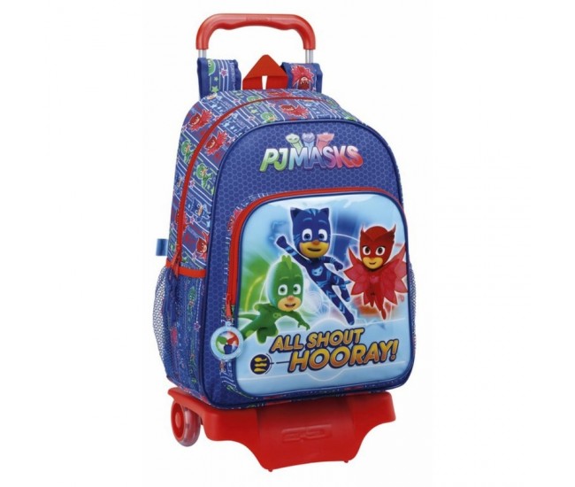 Ghiozdan cu troler mare PJ MASKS 33 cm