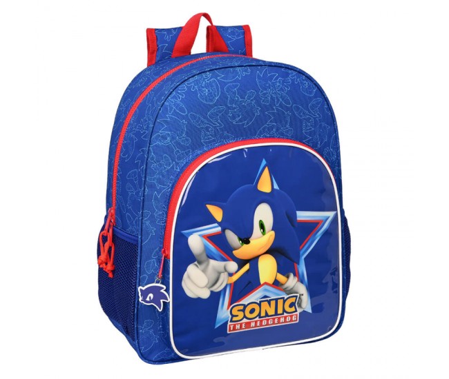 Ghiozdan scoala 42 cm Sonic Let's Roll