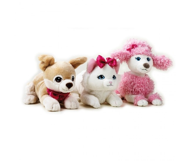 Jucarie din plus Animal companie Barbie cu husa 20 cm