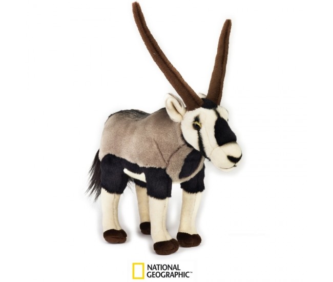 Jucarie din plus National Geographic - Gazela Oryx 29 cm