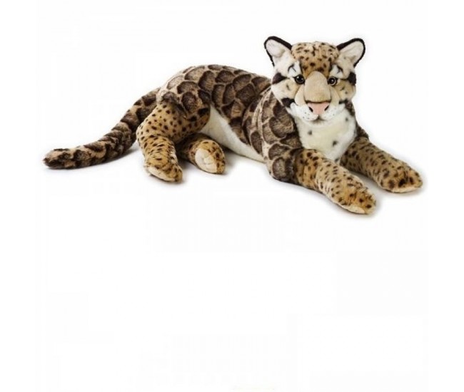 Jucarie din plus National Geographic Leopard de zapada 65 cm