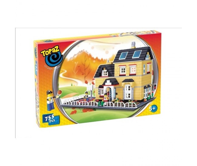 Set de construit tip lego-Vila-755 piese