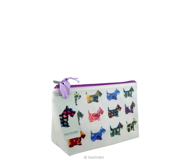 Geanta mica accesorii Scottie Dogs 18x14x8