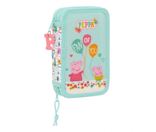 Penar dublu echipat 28 piese Peppa Pig