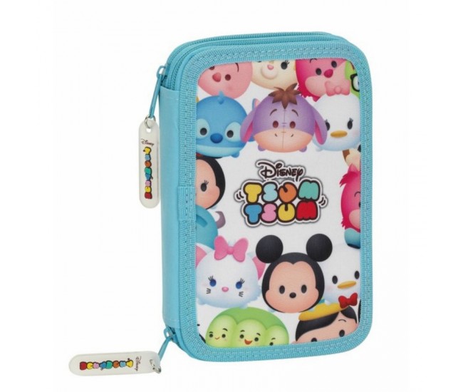 Penar dublu echipat 34 piese Tsum Tsum 20.5x13.5x4.5 cm