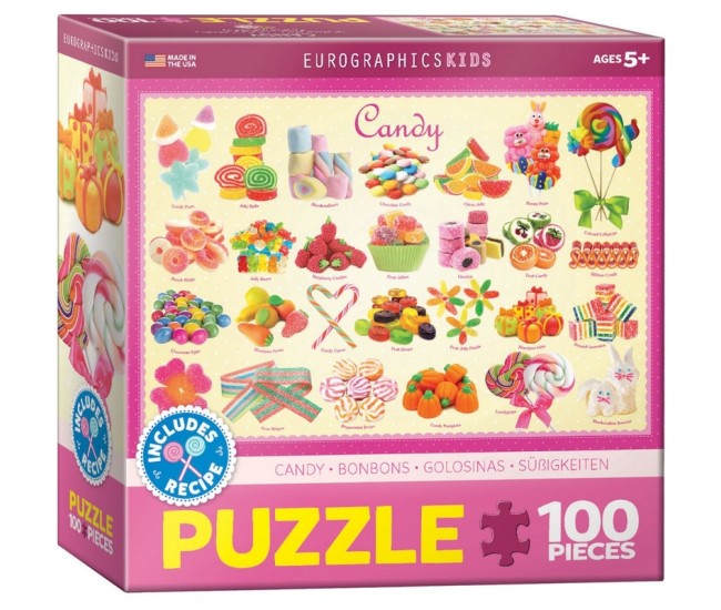 Puzzle 100 piese Candy