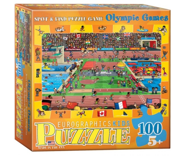 Puzzle 100 piese Spot & Find Olympics