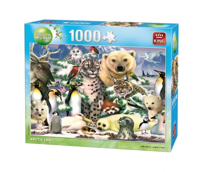 Puzzle 1000 piese Animal world-Arctic life