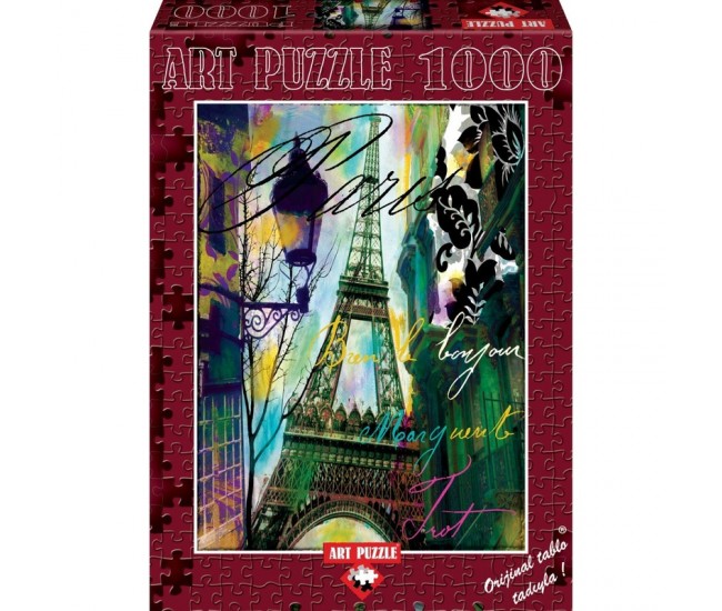 Puzzle 1000 piese - BONJOUR