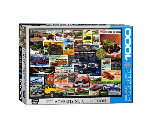 Puzzle 1000 piese Jeep Advertising Collection