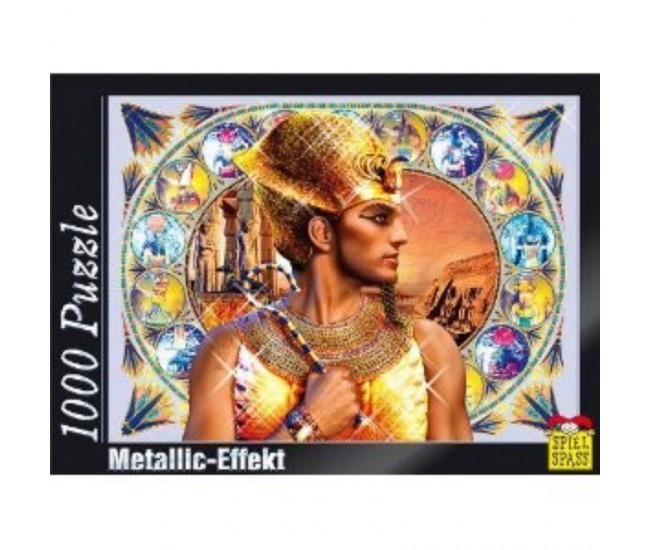 Puzzle 1000 piese cu efect metalic model Ramses