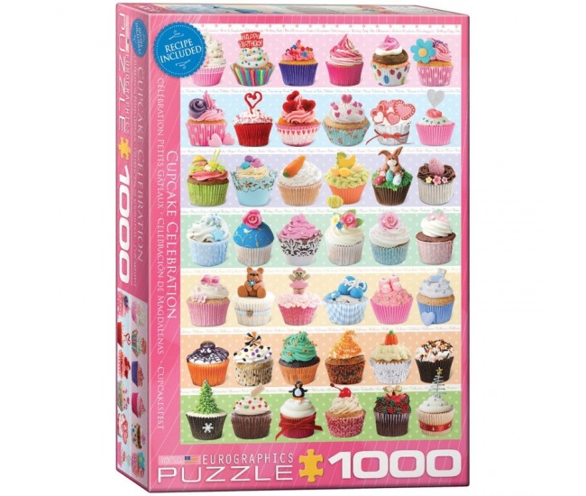 Puzzle 1000 piese Cupcake Celebration