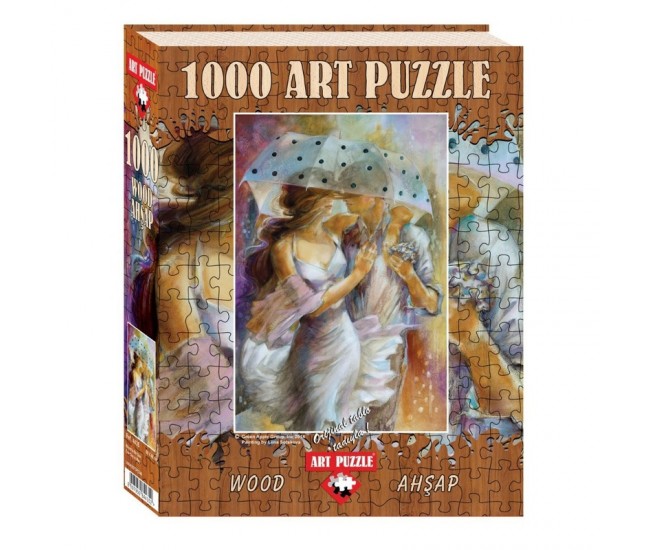 Puzzle 1000 piese - din lemn One Day In May-LENA SOTSKOVA