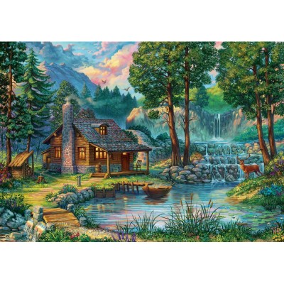 Puzzle 1000 piese - Fairytale House-Artworld