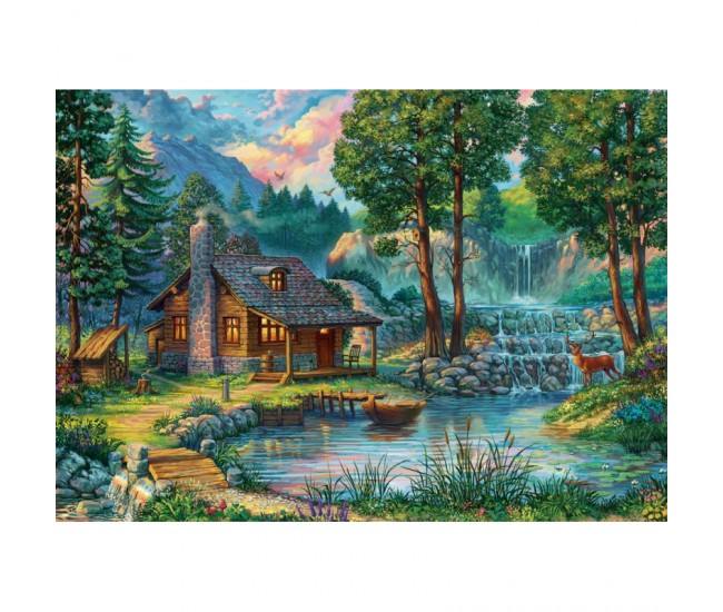 Puzzle 1000 piese - Fairytale House-Artworld