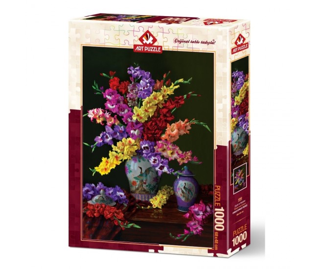 Puzzle 1000 piese - FLOWER AND COLORS