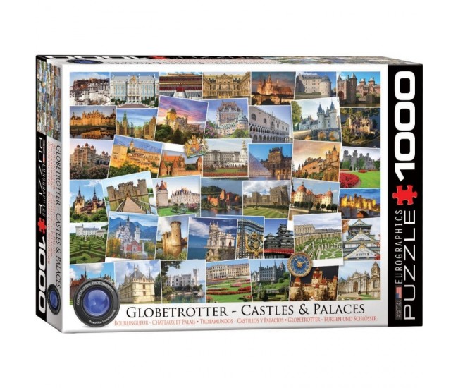 Puzzle 1000 piese Globetrotter Castles and Palaces