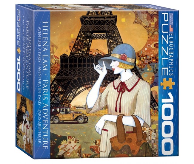 Puzzle 1000 piese Paris Adventure Helena Lam (mic)