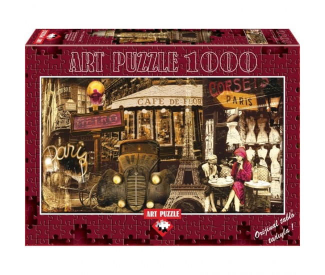 Puzzle 1000 piese - STREETS OF PARIS