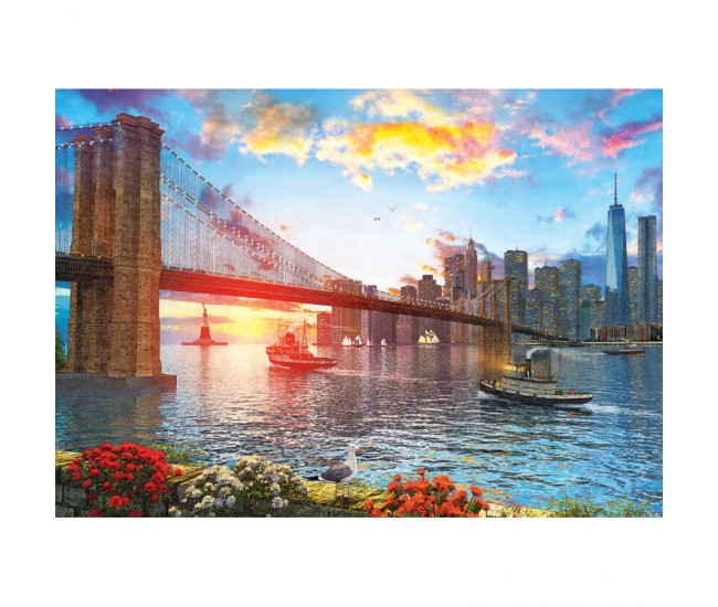 Puzzle 1000 piese - Sunset On New York