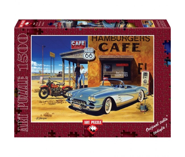 Puzzle 1500 piese Arizona Cafe - HIROAKI SHIOYA