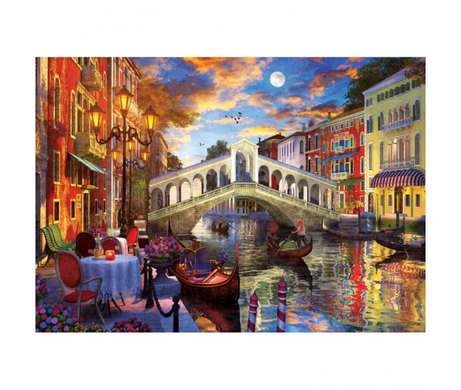 Puzzle 1500 piese - Rialto Bridge, Venice