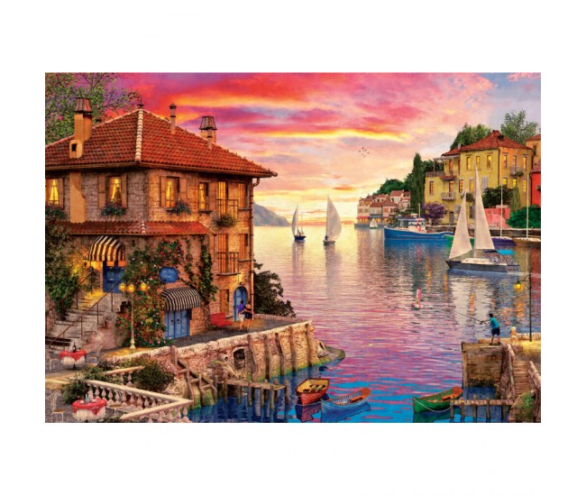 Puzzle 1500 piese - The Mediterranean Harbour