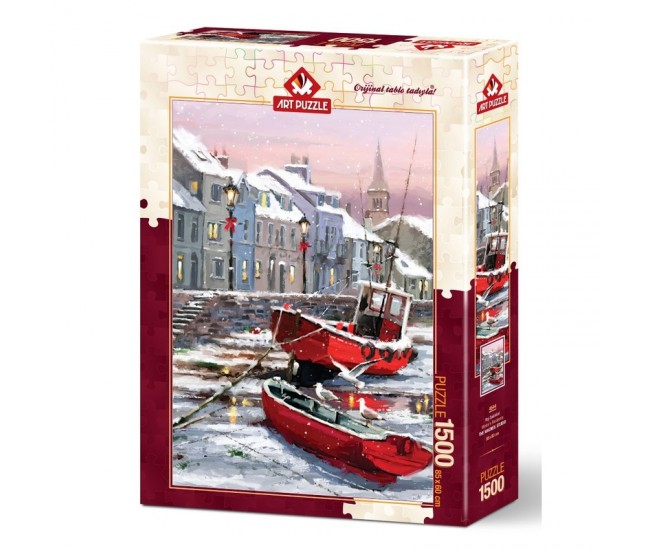 Puzzle 1500 piese - WINTER S RESIDENTS