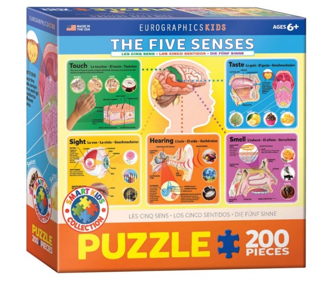 Puzzle 200 piese The Five Senses