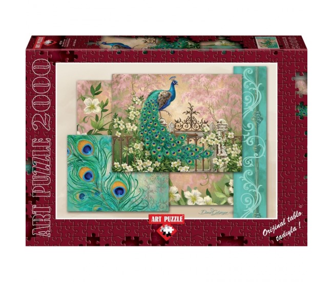 Puzzle 2000 piese - Jewel Of The Garden - DONA GELSINGER