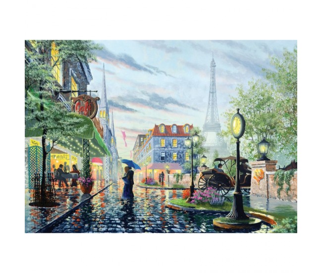 Puzzle 2000 piese - Summer Rain, Paris