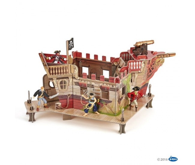 Puzzle 3D Papo - Corabie Pirati