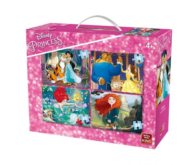 Puzzle 4in1 4 Princesses