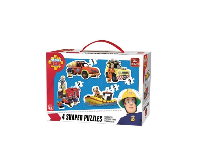 Puzzle 4in1 Fireman sam