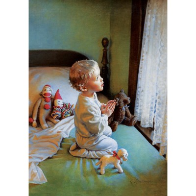 Puzzle 500 piese - Childlike Pray-Kathy Lawrence