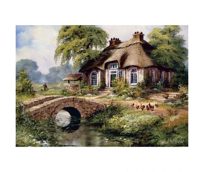 Puzzle 500 piese - Green Village-Reint Withaar