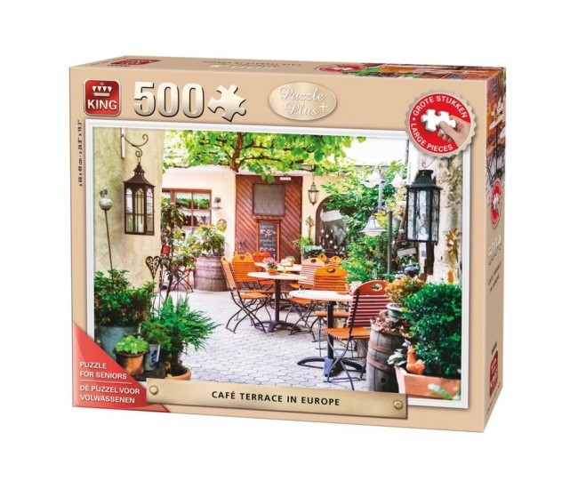 Puzzle 500 piese Terrace In Europe