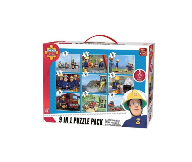 Puzzle 9in1 Fireman sam