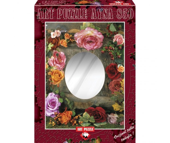 Puzzle cu oglinda, 850 piese - Rose beauty - ALBERTO ROSSINI