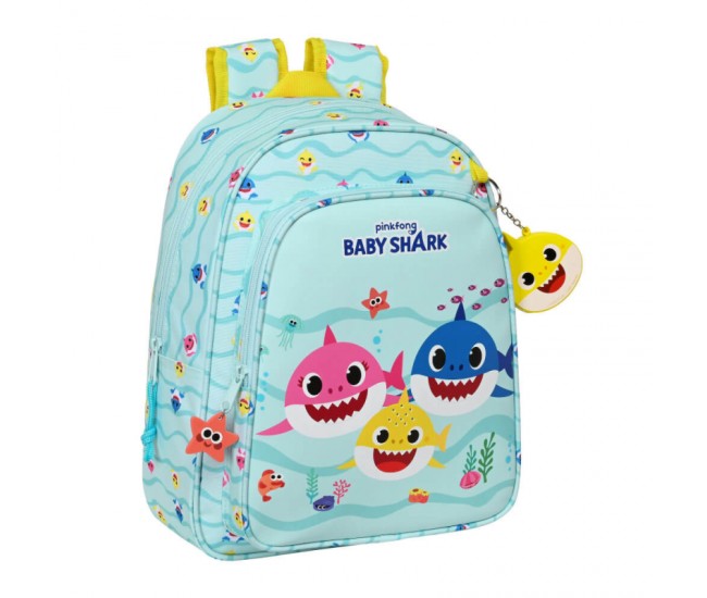 Rucsac clasa zero 33 cm Baby Shark cu sunet