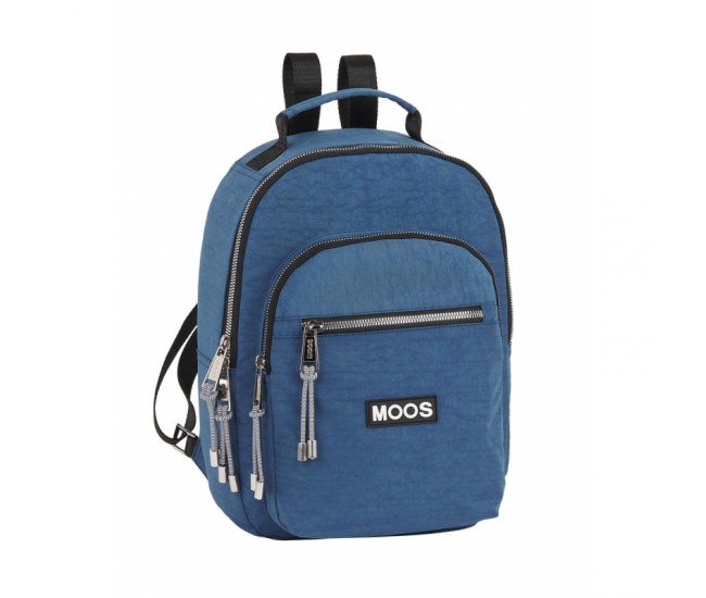 Rucsac dama Moos Casual 33 cm albastru