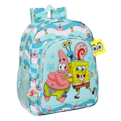 Rucsac scoala clasa I -III Sponge Bob sTAY Positive