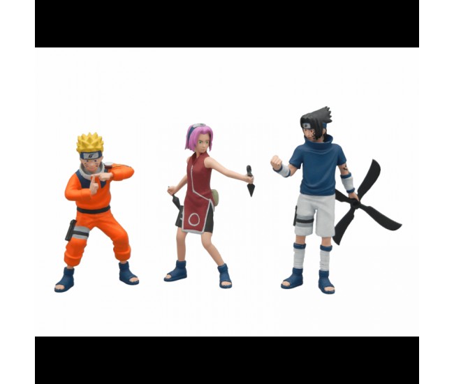 Set 3 Figurine Comansi Naruto