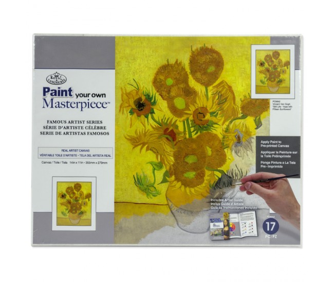 Set pictura pe panza Vincent van Gogh - Sunflower