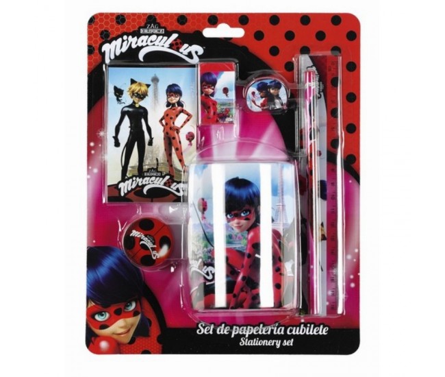 Set rechizite 7 piese LADYBUG