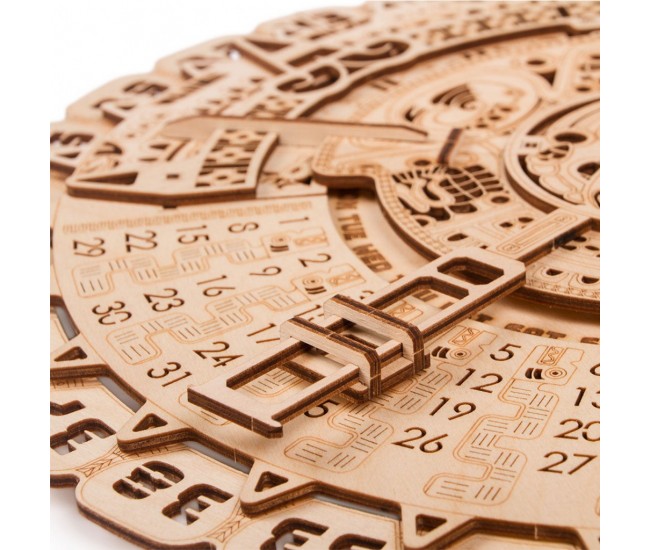 Puzzle 3D din lemn calendar Mayan