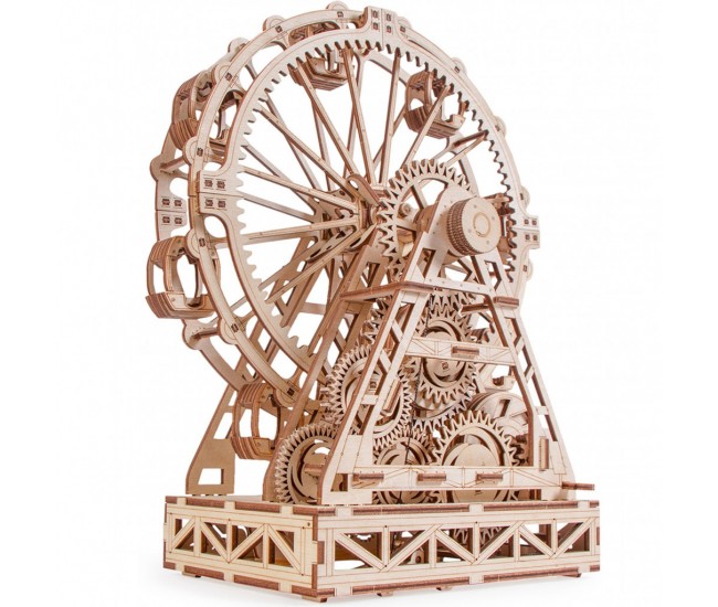 Puzzle 3D din lemn Ferris Wheel - roata parc de distractii